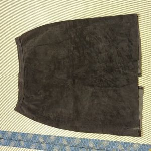 Vintage leather skirt